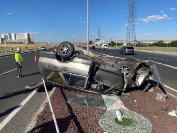 Ankara’da otomobil takla attı: 1 ölü