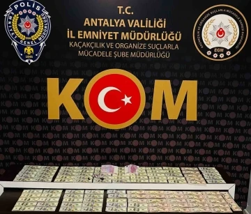 Antalya’da sahte para operasyonu: 3 kişi tutuklandı
