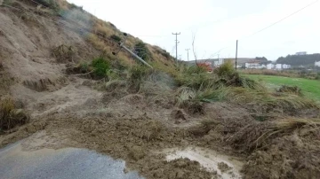 Antalya’da şiddetli yağış heyelana neden oldu
