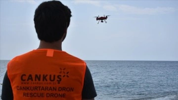 Antalya'da boğulma vakalarına ilk yardımı "Cankuş" adlı cankurtaran dronlar yapacak