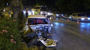 Antalya'da zincirleme trafik kazasında 5 kişi yaralandı