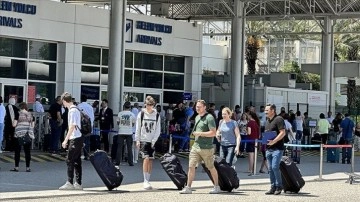 Antalya'ya bu yıl hava yoluyla gelen turist sayısı 4 milyonu aştı