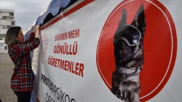 Arama kurtarma köpeği "Proteo"nun ismi psikososyal destek çadırına verildi