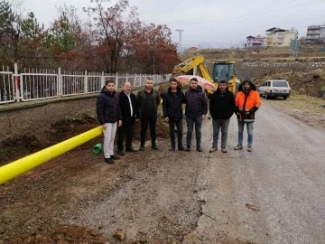 Arapgir’de doğalgaz çalışmalarına başlandı
