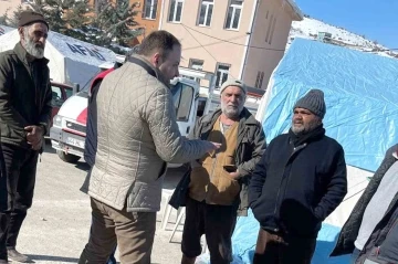 Ardahan AK Parti İl teşkilatı deprem bölgesinde
