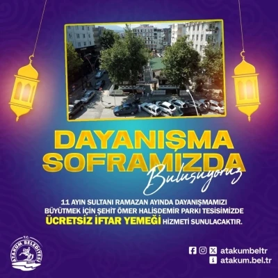 Atakum’da Ramazan sofrası
