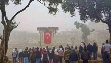 Atik kentte 10 Kasım Atatürk’ü anma ve saygı duruşu
