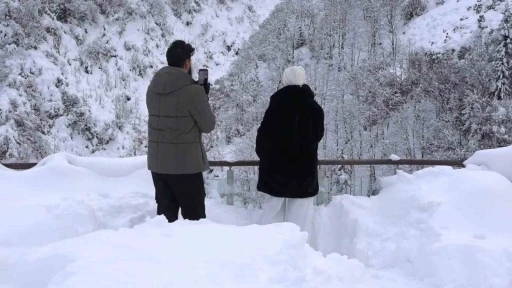 Ayder Yaylası’ndan kar manzaraları
