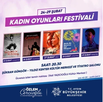 Aydın Büyükşehir, ‘Kadın Oyunları Festivali’ne ev sahipliği yapacak
