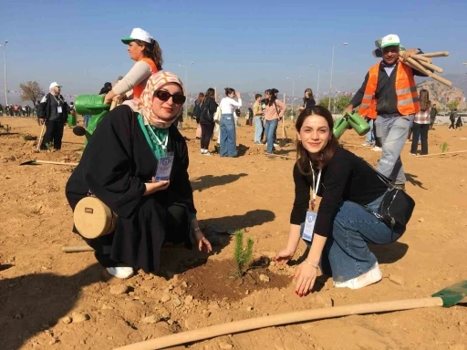 Aydın’da fidanlar toprakla buluştu
