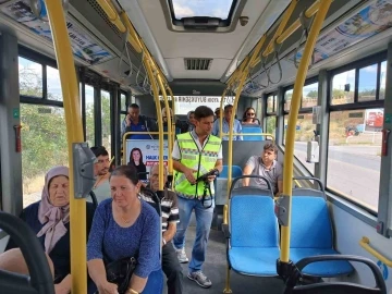 Aydın’da minibüs ve otobüslere sivil denetim
