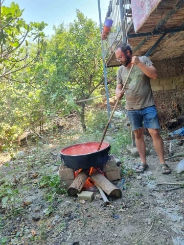 Aydın’da salça kazanları kaynamaya başladı
