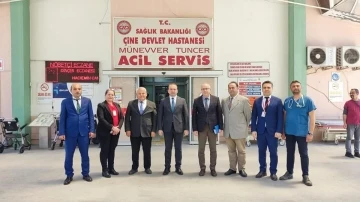 Aydın İl Sağlık Müdürü Şenkul, Çine’deki sağlık çalışmalarını inceledi
