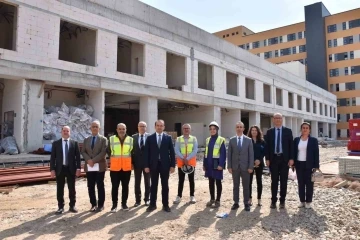 Aydın Şehir Hastanesi’nde çalışmalar hız kesmiyor
