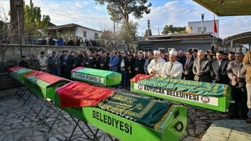 Aydın'da restorandaki patlamada ölen 5 kişi son yolculuklarına uğurlandı