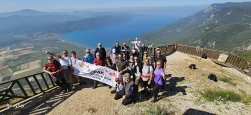 Aydınlı dağcılar, Sakartepe zirvesine çıktı
