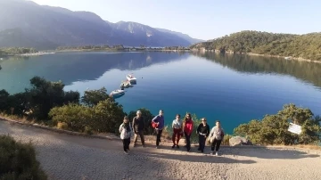 Aydınlı doğa severlerin rotası Fethiye oldu
