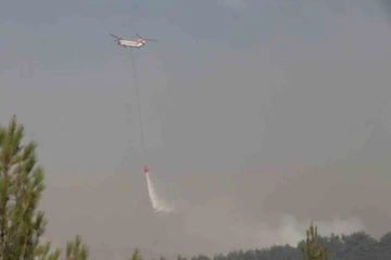 Babadağ’da 30 yayla evi boşaltıldı, Skorsky ve Chinook helikopterler desteğe geldi
