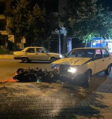 Babaeski’de otomobil ile motosiklet çarpıştı: 1 yaralı
