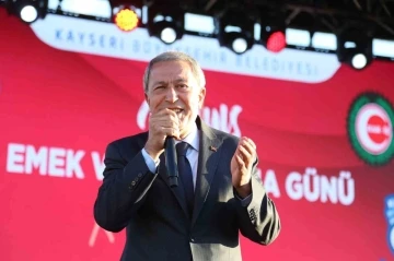 Bakan Akar: &quot;Hiçbir işçinin hakkını yedirmedik yedirmeyeceğiz”
