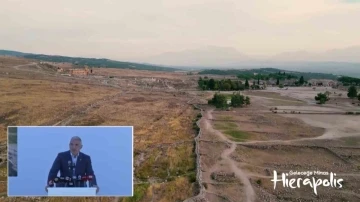 Bakan Ersoy &quot;Geleceğe Miras Hierapolis&quot; projesinin ayrıntılarını paylaştı
