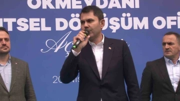 Bakan Kurum: &quot;Kendi dönüşüm yapmak isteyen vatandaşı yapım ve finans desteği vereceğiz”
