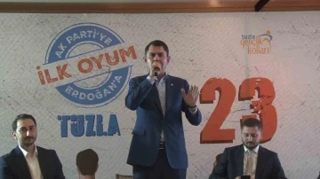 Bakan Kurum, Tuzla’da gençlerle buluştu
