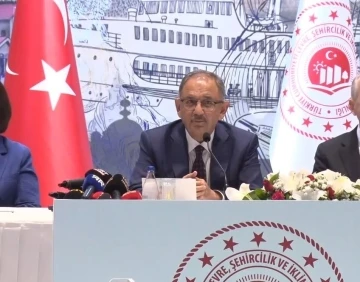 Bakan Özhaseki: “Amacımız Marmara Denizi’ni eski günlerine elbirliğiyle kavuşturabilmek”
