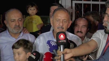 Bakan Özhaseki: “Eldeki kadro ile yapılabilecek ne varsa en iyisini yaptılar”