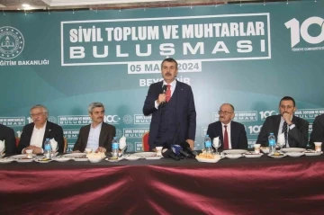 Bakan Tekin: &quot;Milli Eğitim Bakanlığı çok büyük bir aile&quot;
