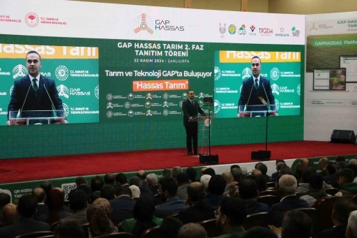 Bakan Yumaklı ve Bakan Kacır Şanlıurfa’da GAP Hassas Tarım 2. Faz Tanıtım Töreni’ne katıldı
