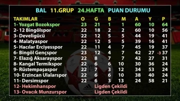 BAL 11. Grup: Develigücü kümede kaldı, Hacılar Erciyesspor düştü
