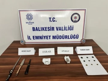 Balıkesir’de 6 şahsa uyuşturucu operasyonu
