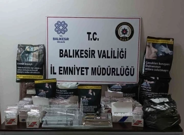 Balıkesir’de kaçak tütün operasyonu