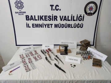 Balıkesir’de polisten uyuşturucuya geçit yok
