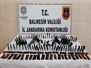 Balıkesir’de silah, mühimmat imal ve ticaretine operasyon