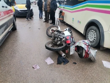 Bandırma’da trafik kazasında motosiklet sürücüsü yaralandı
