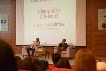 BARÜ’de Türk şiirinin dünü ve bugünü konuşuldu
