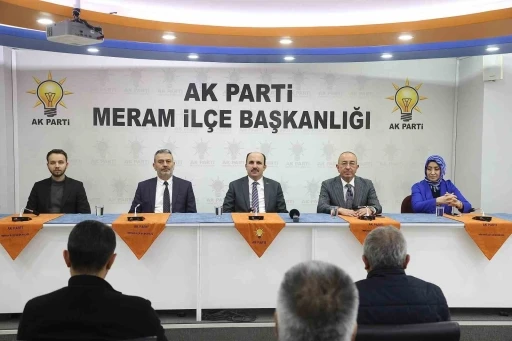 Başkan Altay, AK Parti Selçuklu, Karatay, Meram teşkilatlarıyla buluştu
