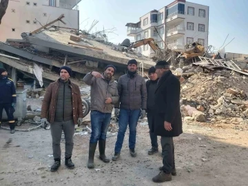 Başkan Ertürk, Adıyaman’da deprem bölgesinde