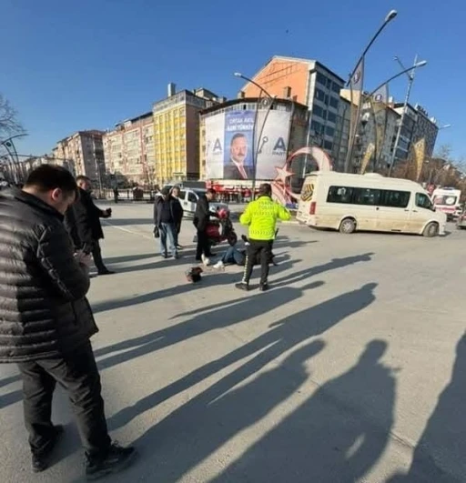 Başkan Kahveci kazada yaralanan kadına destek oldu
