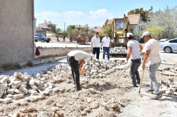 Başkan Koca, Sanayi Sitesindeki üst yapı çalışmalarını inceledi
