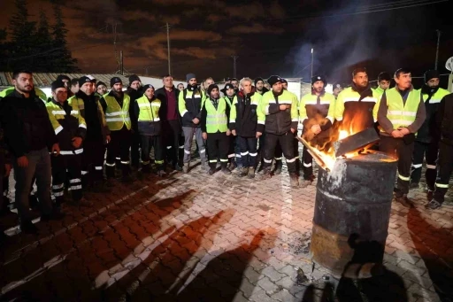 Başkan Kurt personelin yeni yılını kutladı
