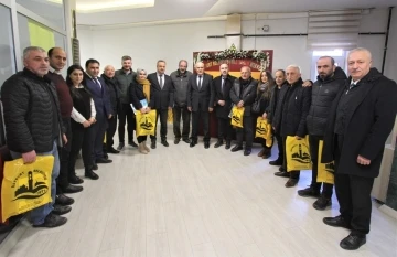 Başkan Pekmezci gazetecileri ağırladı
