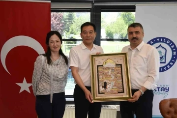 Başkan Yılmaz, Çin heyetini ağırladı