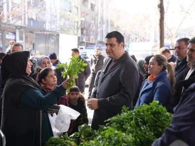 Başkan Yılmaz’dan pazar yerlerine ziyaret
