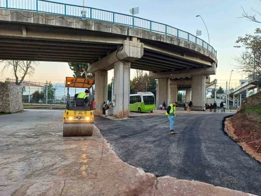 Batı terminalindeki durak alanı genişletildi
