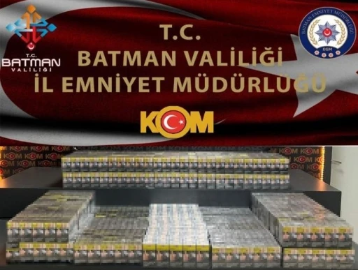 Batman’da bin 940 paket gümrük kaçağı sigara ele geçirildi
