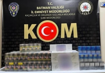 Batman’da çok sayıda gümrük kaçağı ürün ele geçirildi
