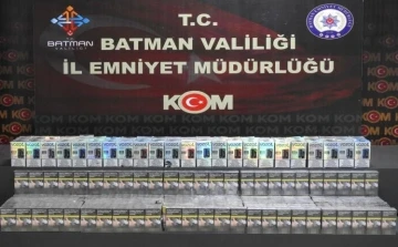 Batman’da gümrük kaçağı sigaralar ele geçirildi: 2 gözaltı
